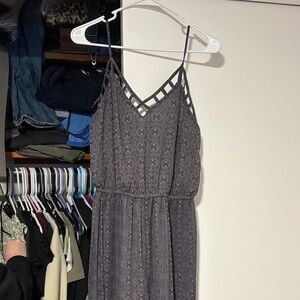 Elegant Strappy Jumpsuit in Black